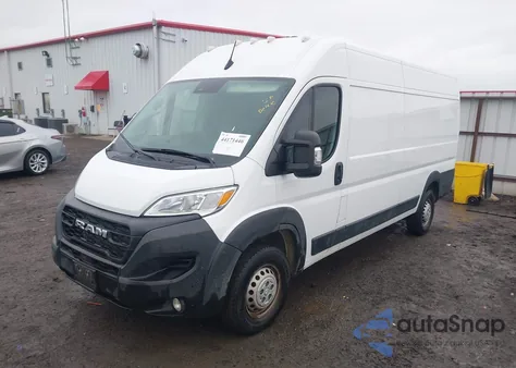 2025 Ram Promaster 3500 Cargo Van Tradesman High Roof 159 Wb Ext from USA, damaged, VIN 3C6MRVJGXSE509790